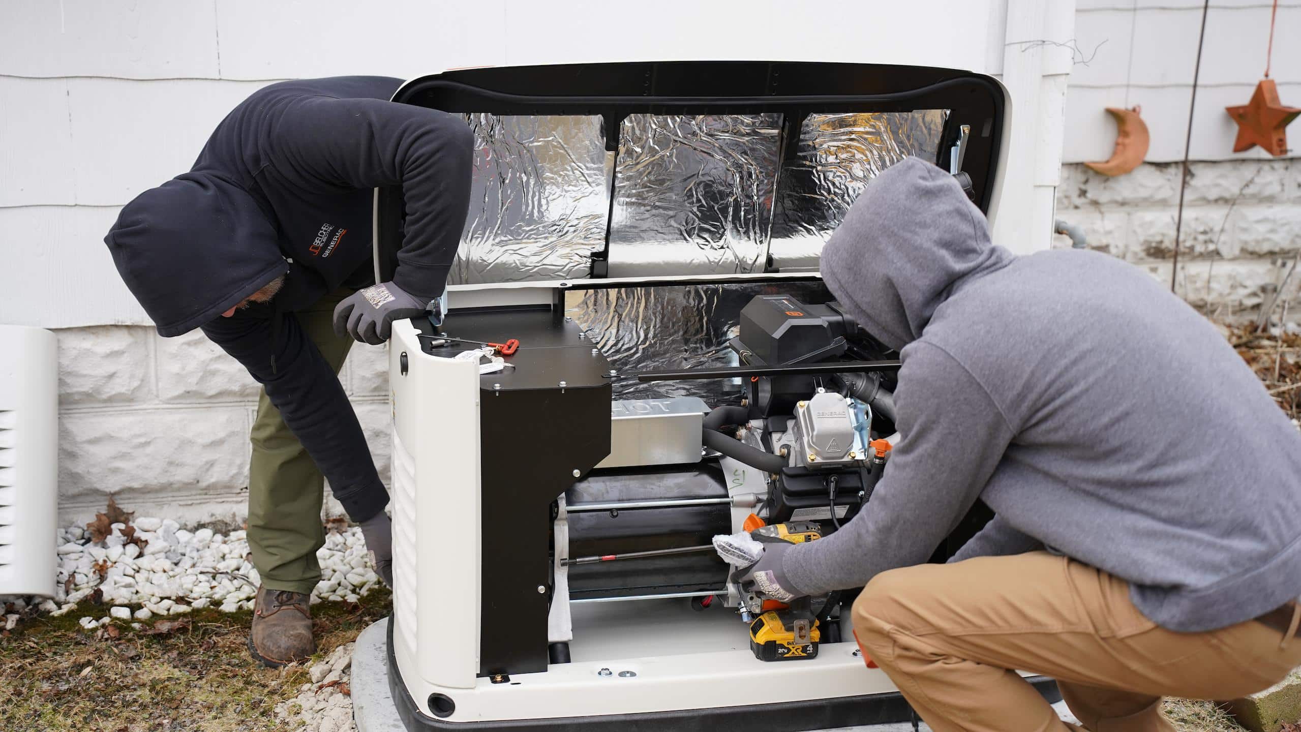 Image of Generator Installation Process